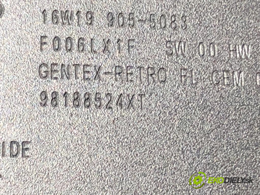 DS DS 5 (KF_) 2015 - 2018    1.6 THP 210 155 kW [210 KM] benzyna 2015 - 2018  zpětné zrcátko vnitřní 98188524XT (Světla vnitřní)