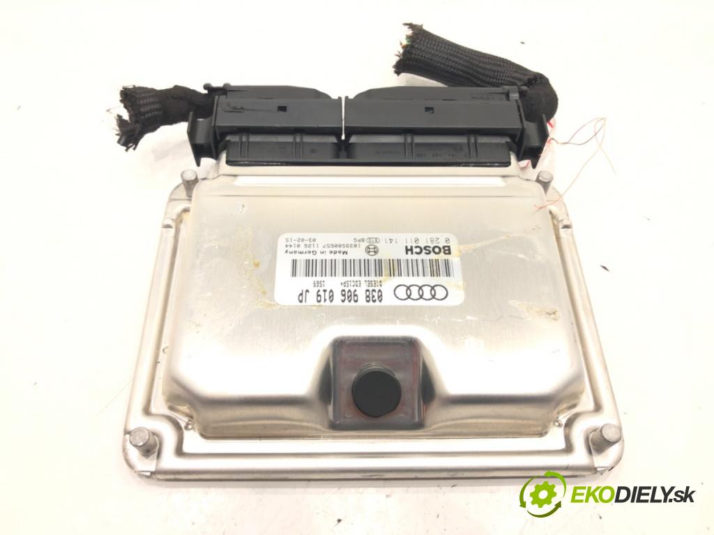 AUDI A4 B6 Avant (8E5) 2000 - 2005    1.9 TDI 74 kW [101 KM] olej napędowy 2001 - 2004  riadiaca jednotka Motor 038906019JP (Riadiace jednotky)
