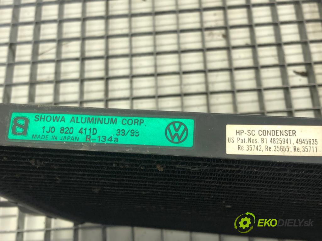AUDI A3 (8L1) 1996 - 2006    1.6 74 kW [101 KM] benzyna 1996 - 2003  Chladič klimatizácie 1J0820411D (Chladiče klimatizácie)