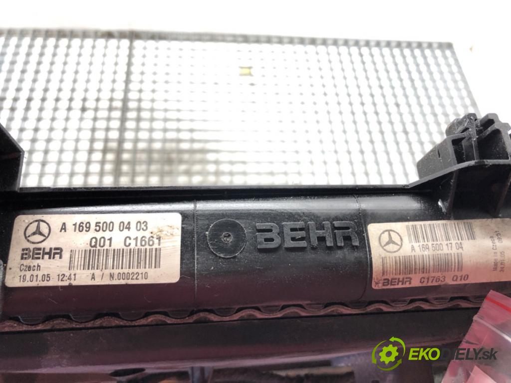 MERCEDES-BENZ KLASA A (W169) 2004 - 2012    A 180 CDI (169.007, 169.307) 80 kW [109 KM] olej napędowy 2004 - 2012  chladič vody A1695000403 (Chladiče vody)