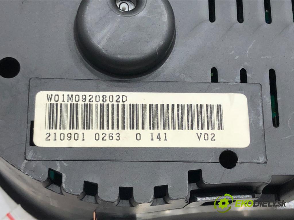 SEAT LEON (1M1) 1999 - 2006    1.9 TDI 81 kW [110 KM] olej napędowy 1999 - 2006  Prístrojovka 1M0920802D (Prístrojové dosky, displeje)