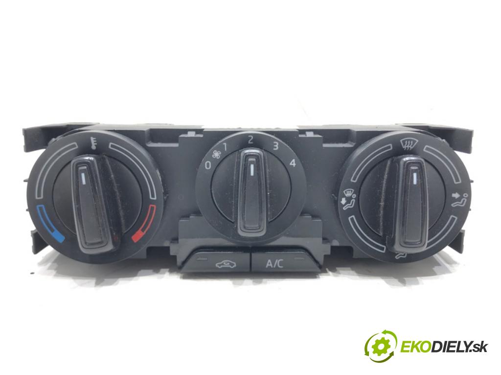SKODA FABIA III Kombi (NJ5) 2014 - 2022    1.0 44 kW [60 KM] benzyna 2014 - 2022  Panel ovládania kúrenia 6V0820045D (Prepínače, spínače, tlačidlá a ovládače kúrenia)