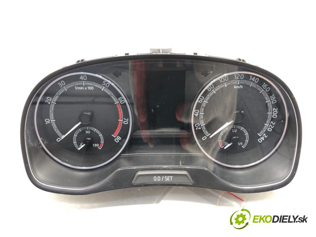 SKODA FABIA III Kombi (NJ5) 2014 - 2022    1.0 44 kW [60 KM] benzyna 2014 - 2022  Prístrojovka 6V0920740E (Prístrojové dosky, displeje)