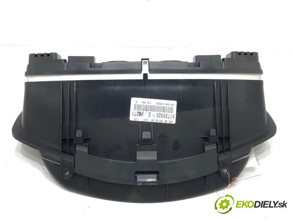 FIAT CROMA (194_) 2005 - 2022    1.9 D Multijet (194AXB1B) 88 kW [120 KM] olej napędowy 2005 - 2011  Prístrojovka 51735925 (Prístrojové dosky, displeje)