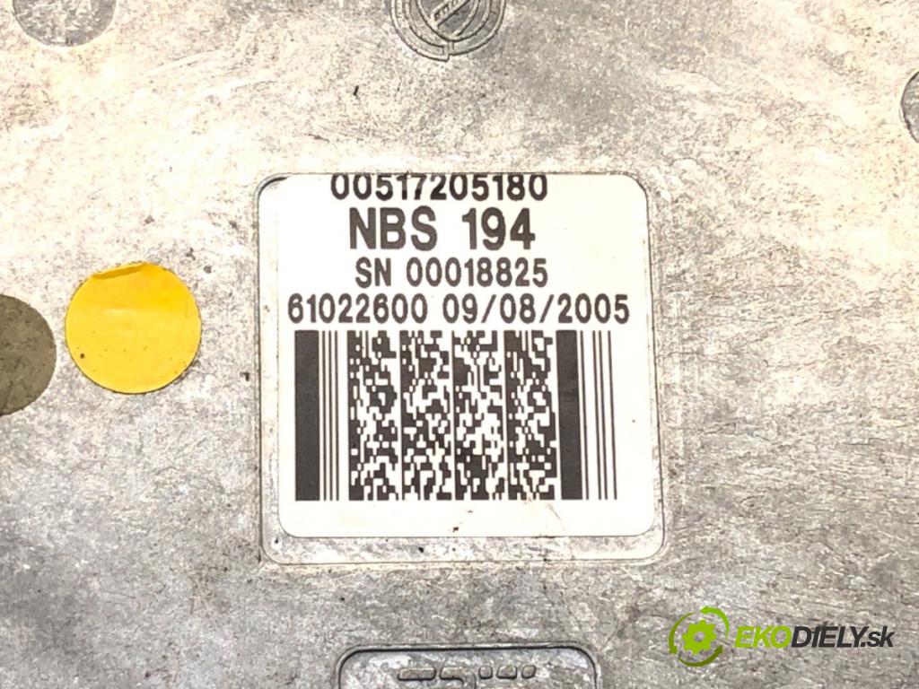 FIAT CROMA (194_) 2005 - 2022    1.9 D Multijet (194AXB1B) 88 kW [120 KM] olej napędowy 2005 - 2011  blokáda volantu 00517205180 (Ostatné)