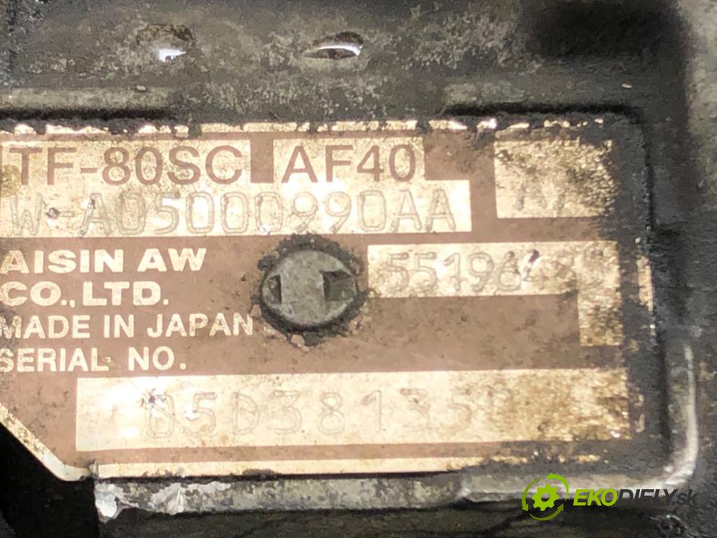 FIAT CROMA (194_) 2005 - 2022    1.9 D Multijet (194AXC1B, 194AXC12) 110 kW [150 KM] olej napędowy 2005 - 2011  Prevodovka 55196485 (Prevodovky)