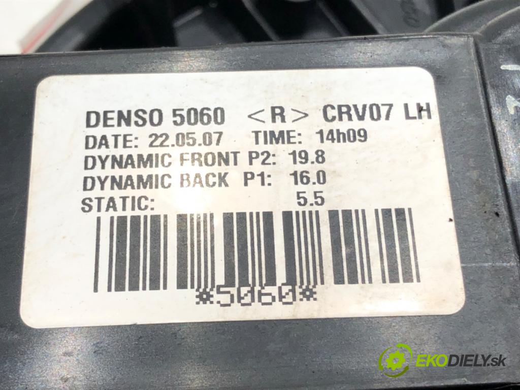 HONDA CR-V III (RE_) 2006 - 2022    2.0 i-VTEC (RE5, RE1) 110 kW [150 KM] benzyna 2007 - 2012  ventilátor kúrenia