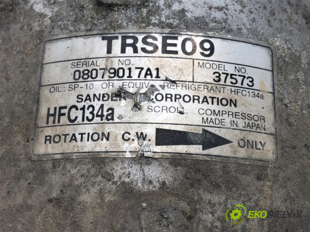 HONDA CR-V III (RE_) 2006 - 2022    2.0 i-VTEC (RE5, RE1) 110 kW [150 KM] benzyna 2007 - 2012  Kompresor klimatizácie 38800-RZV-G020-M2 (Kompresory klimatizácie)