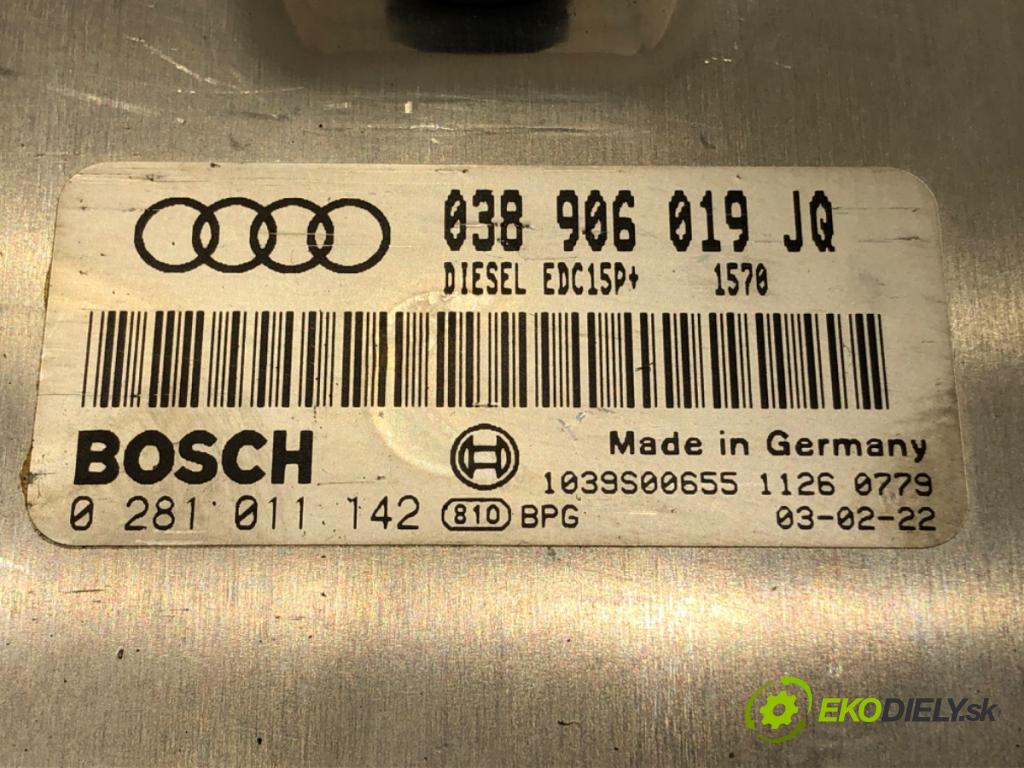 AUDI A4 B6 Kombi 2003 96 kW 1.9 TDI 1896 riadiaca jednotka Motor 038906019JQ (Riadiaca jednotka)