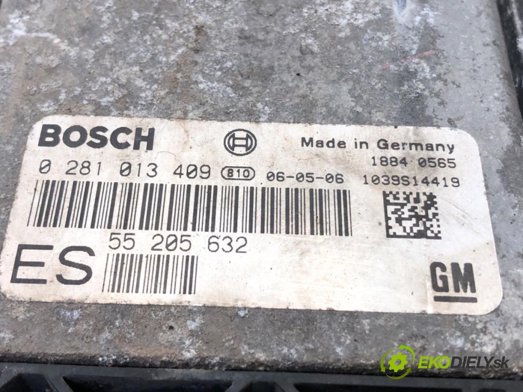 OPEL VECTRA C Kombi (Z02) 2003 - 2009    1.9 CDTI (F35) 110 kW [150 KM] olej napędowy 2004 - 2008  řídící jednotka motora 55205632 (Řídící jednotky)