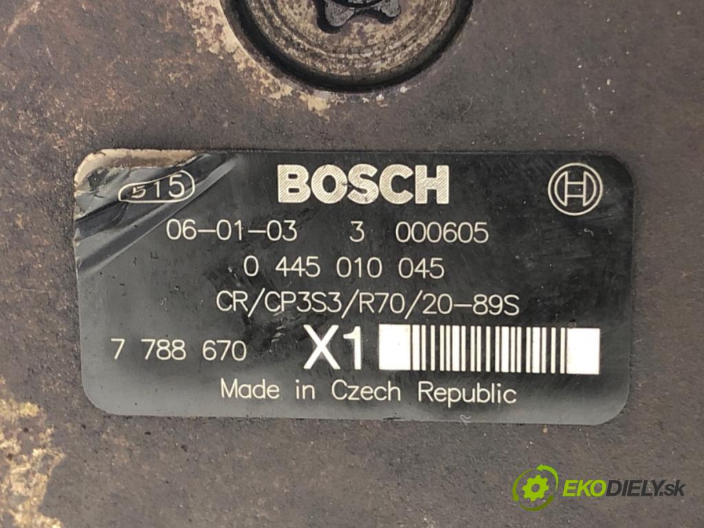 BMW 3 (E90) 2004 - 2012    320 d 110 kW [150 KM] olej napędowy 2004 - 2007  Pumpa vstrekovacia 0445010045 (Vstrekovacie čerpadlá)