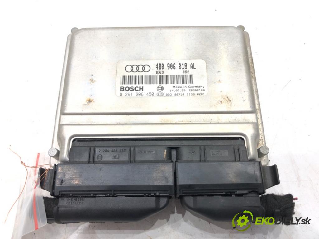 AUDI A4 B5 (8D2) 1994 - 2001    1.8 T 110 kW [150 KM] benzyna 1995 - 2000  riadiaca jednotka Motor 4B0906018AL (Riadiace jednotky)