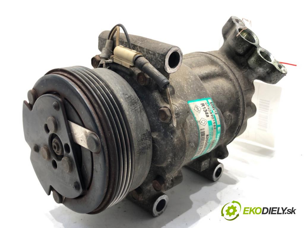 RENAULT CLIO II (BB_, CB_) 1998 - 2016    1.2 16V (BB05, BB0W, BB11, BB27, BB2T, BB2U, BB2V, CB05,... 55 kW [75 KM] benzyna 2001 - 2016  kompresor klimatizace 8200037058 (Kompresory)