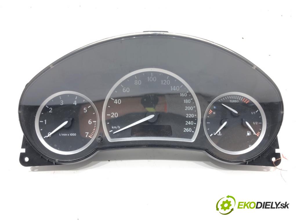 SAAB 9-3 (YS3F, E79, D79, D75) 2002 - 2015    2.0 t 129 kW [175 KM] benzyna 2002 - 2015  Prístrojovka 7553534 (Prístrojové dosky, displeje)