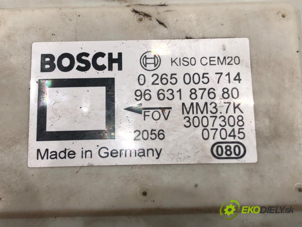 PEUGEOT 307 SW (3H) 2002 - 2009    1.6 HDI 110 80 kW [109 KM] olej napędowy 2003 - 2007  Snímač ESP 9663187680