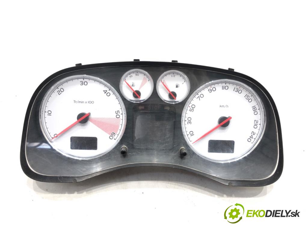 PEUGEOT 307 SW (3H) 2002 - 2009    1.6 HDI 110 80 kW [109 KM] olej napędowy 2003 - 2007  Prístrojovka P9661323180 (Prístrojové dosky, displeje)