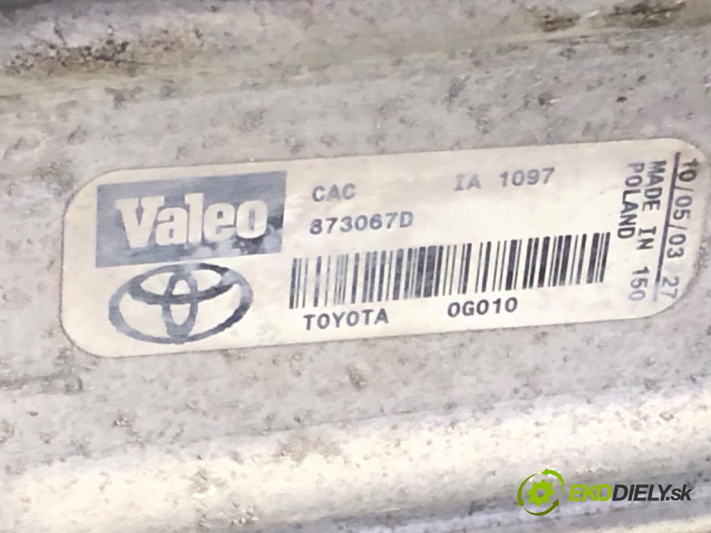 TOYOTA AVENSIS Kombi (_T25_) 2003 - 2008    2.0 D-4D (CDT250_) 85 kW [116 KM] olej napędowy 2003 - 2008  intercooler  (Chladiče nasávaného vzduchu (intercoolery))