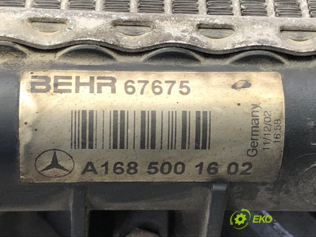 MERCEDES-BENZ VANEO (414) 2002 - 2005    1.7 CDI (414.700) 55 kW [75 KM] olej napędowy 2002 - 2005  chladič vody A1685001602 (Chladiče vody)