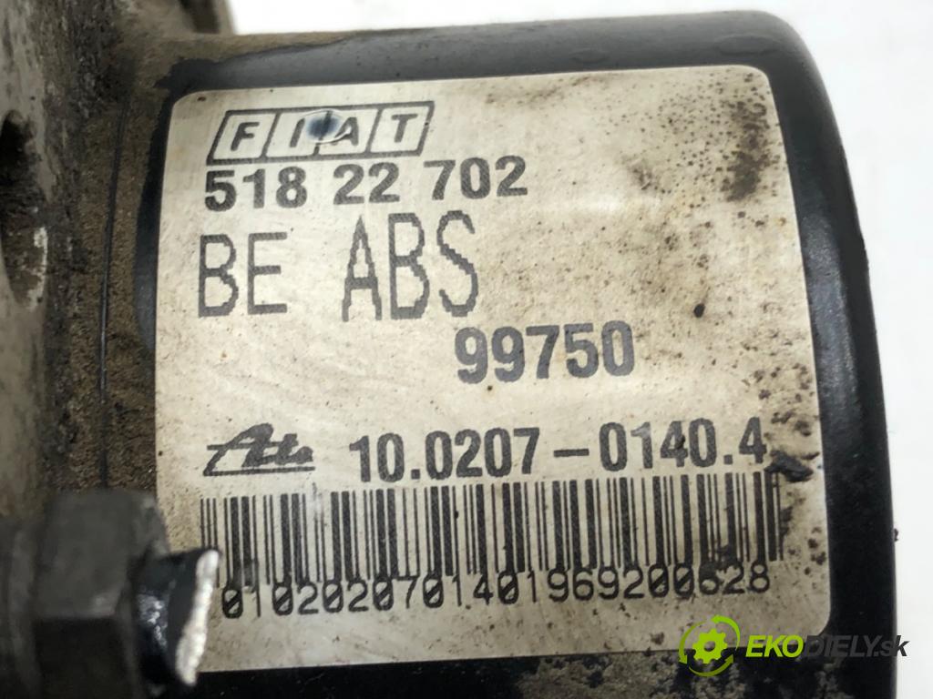 FIAT DOBLO nadwozie wielkoprzestrzenne (MPV) (119_, 223_) 2001 - 2022    1.9 JTD 77 kW [105 KM] olej napędowy 2003 - 2022  Pumpa ABS 51822702 (Pumpy ABS)
