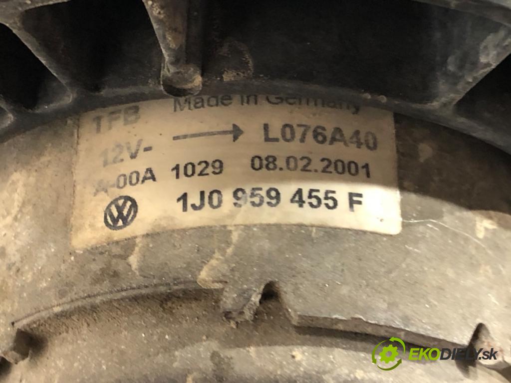 VW GOLF IV (1J1) 1997 - 2008    1.4 16V 55 kW [75 KM] benzyna 1997 - 2004  Ventilátor chladiča 1J0959455F (Ventilátory)