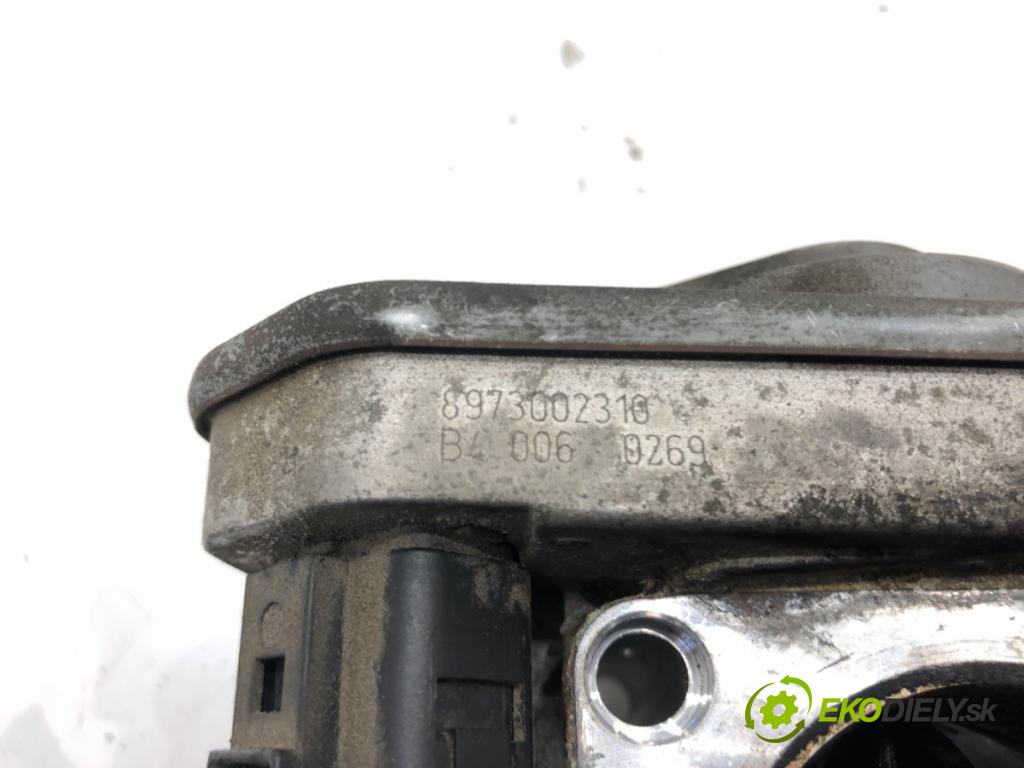 OPEL MERIVA A nadwozie wielkoprzestrzenne (MPV) (X03) 2003 - 2010    1.7 CDTI (E75) 74 kW [100 KM] olej napędowy 2003 - 2010  Škrtiaca klapka 8973002310 (Škrtiace klapky)