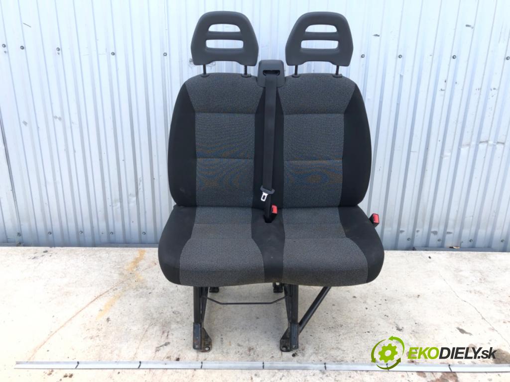 FIAT DUCATO Autobus (250_) 2006 - 2022    130 Multijet 2,3 D 96 kW [131 KM] olej napędowy 2011 - 2022  Sedadlo pravy DVOJNÁSOBEK:  (Sedačky, sedadlá)