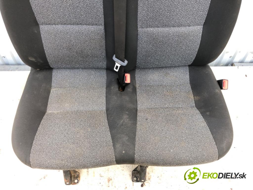 FIAT DUCATO Autobus (250_) 2006 - 2022    130 Multijet 2,3 D 96 kW [131 KM] olej napędowy 2011 - 2022  Sedadlo pravy DVOJNÁSOBEK:  (Sedačky, sedadlá)