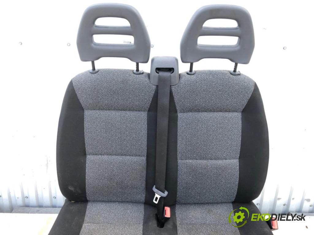 FIAT DUCATO Autobus (250_) 2006 - 2022    130 Multijet 2,3 D 96 kW [131 KM] olej napędowy 2011 - 2022  Sedadlo pravy DVOJNÁSOBEK:  (Sedačky, sedadlá)