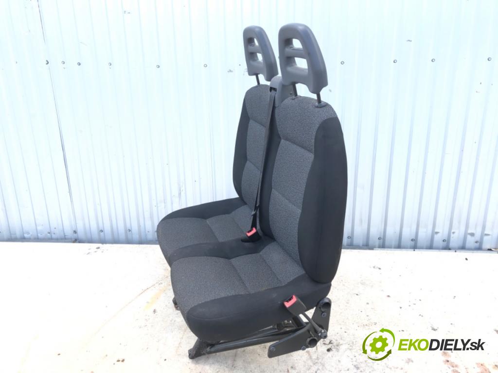 FIAT DUCATO Autobus (250_) 2006 - 2022    130 Multijet 2,3 D 96 kW [131 KM] olej napędowy 2011 - 2022  Sedadlo pravy DVOJNÁSOBEK:  (Sedačky, sedadlá)