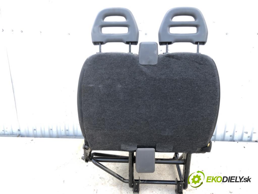 FIAT DUCATO Autobus (250_) 2006 - 2022    130 Multijet 2,3 D 96 kW [131 KM] olej napędowy 2011 - 2022  Sedadlo pravy DVOJNÁSOBEK:  (Sedačky, sedadlá)