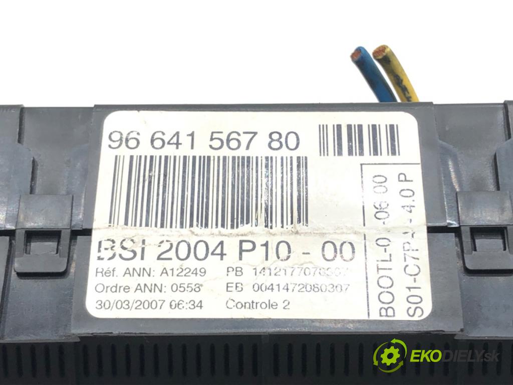 CITROEN C2 (JM_) 2003 - 2017    1.4 HDi 50 kW [68 KM] olej napędowy 2003 - 2009  modul BSI 9664156780 (Pojistkové skříňky)