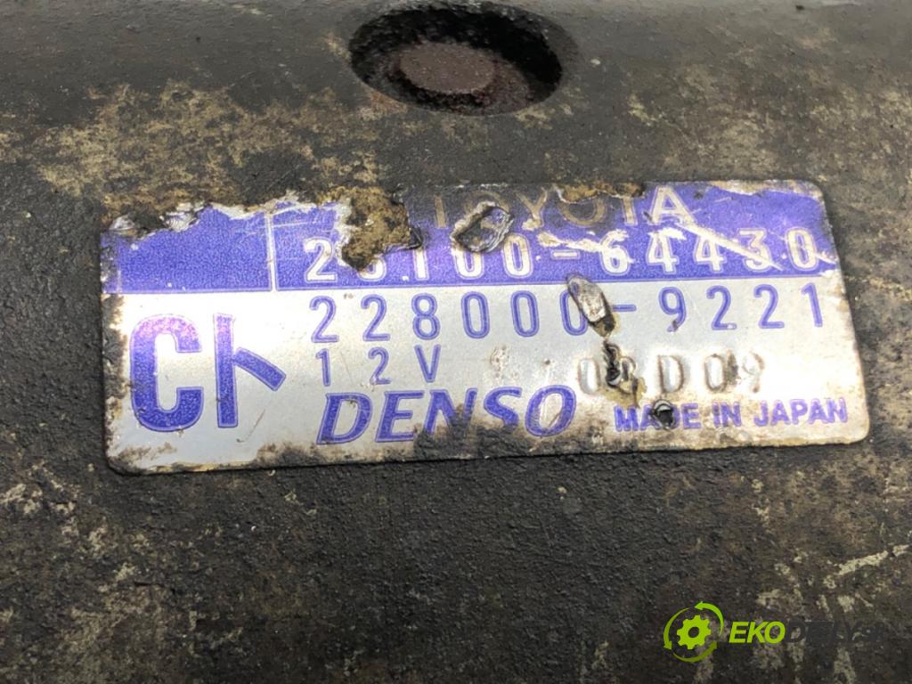 TOYOTA AVENSIS VERSO (_M2_) 2001 - 2011    2.0 D (CLM20_) 85 kW [116 KM] olej napędowy 2001 - 2005  Štartér 228000-9221 (Štartéry)
