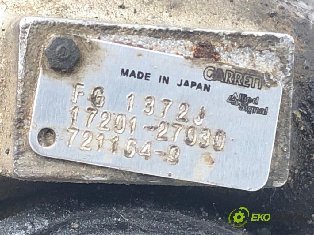 TOYOTA AVENSIS VERSO (_M2_) 2001 - 2011    2.0 D (CLM20_) 85 kW [116 KM] olej napędowy 2001 - 2005  Turbodúchadlo,turbo 17201-27030 (Turbodúchadlá (kompletné))