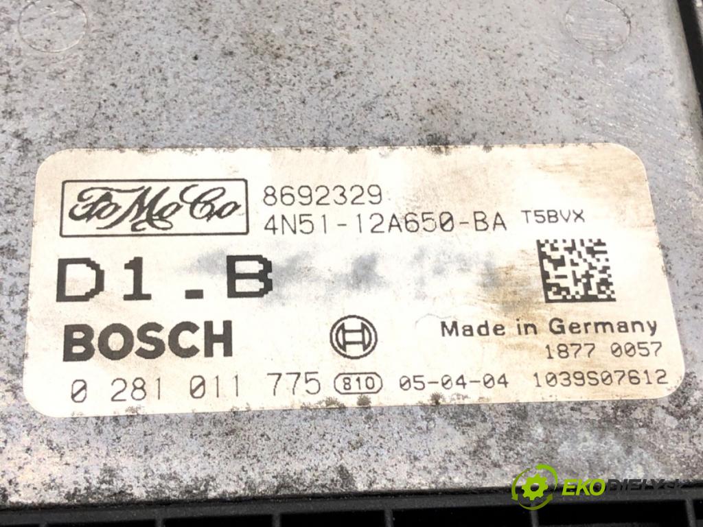 VOLVO S40 II (544) 2003 - 2012    1.6 D 81 kW [110 KM] olej napędowy 2005 - 2012  řídící jednotka motora 4N51-12A650-BA (Řídící jednotky)