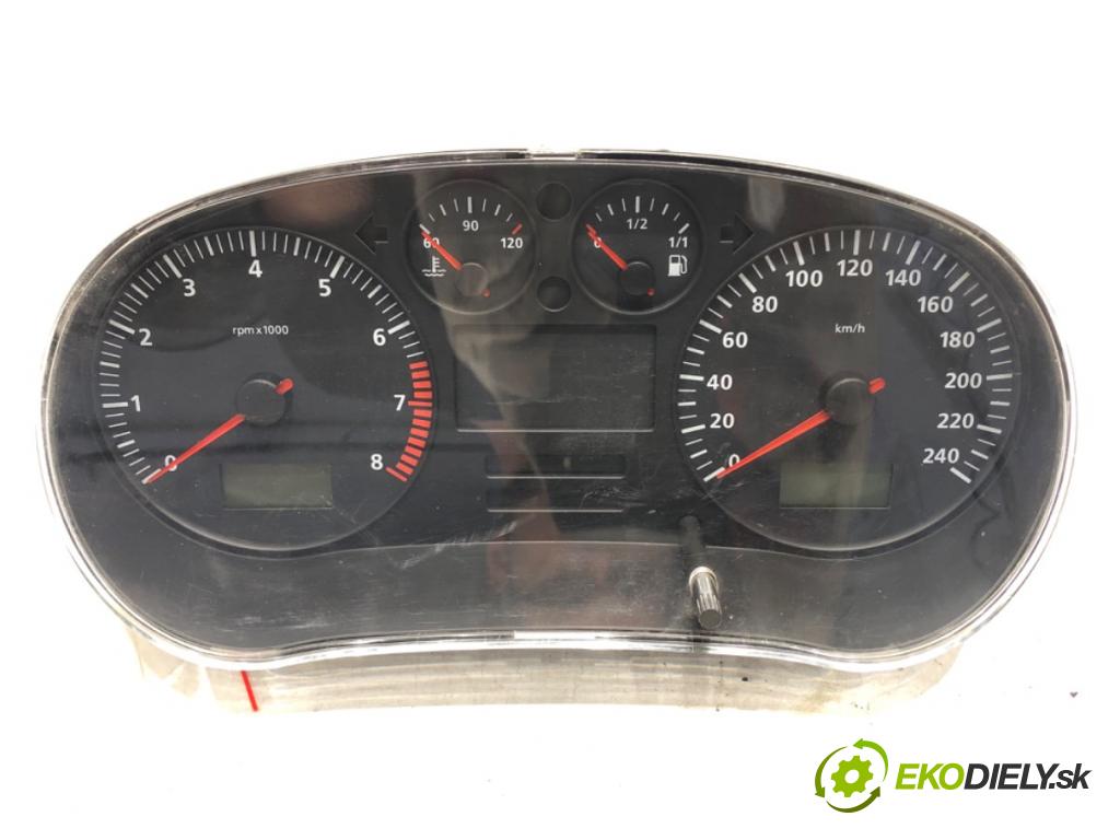 SEAT TOLEDO II (1M2) 1998 - 2006    1.6 74 kW [100 KM] benzyna 1998 - 2004  Prístrojovka 1M0920802A (Prístrojové dosky, displeje)