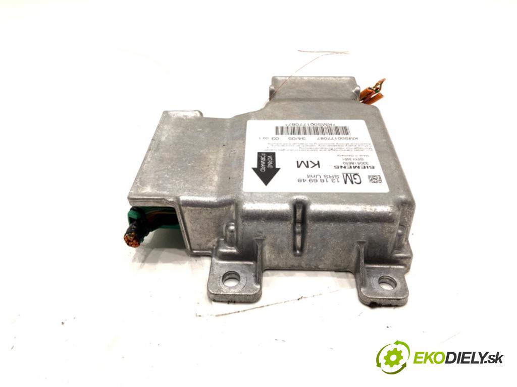 OPEL VECTRA C Kombi (Z02) 2003 - 2009    1.9 CDTI (F35) 88 kW [120 KM] olej napędowy 2004 - 2009  senzor airbag 13186948 (Snímače)