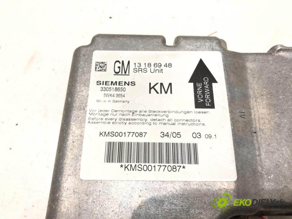 OPEL VECTRA C Kombi (Z02) 2003 - 2009    1.9 CDTI (F35) 88 kW [120 KM] olej napędowy 2004 - 2009  senzor airbag 13186948 (Snímače)