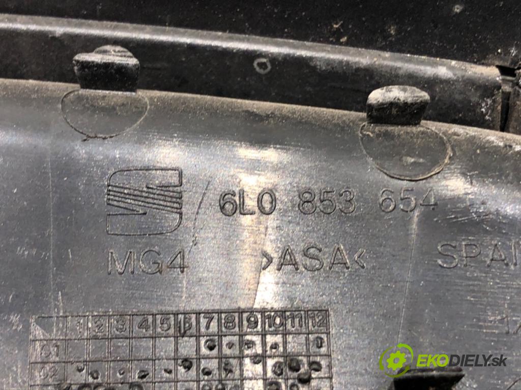 SEAT IBIZA III (6L1) 2002 - 2009    1.2 12V 51 kW [70 KM] benzyna 2006 - 2009  mřížka maska 6L0853654 (Mřížky (masky) chladičů)