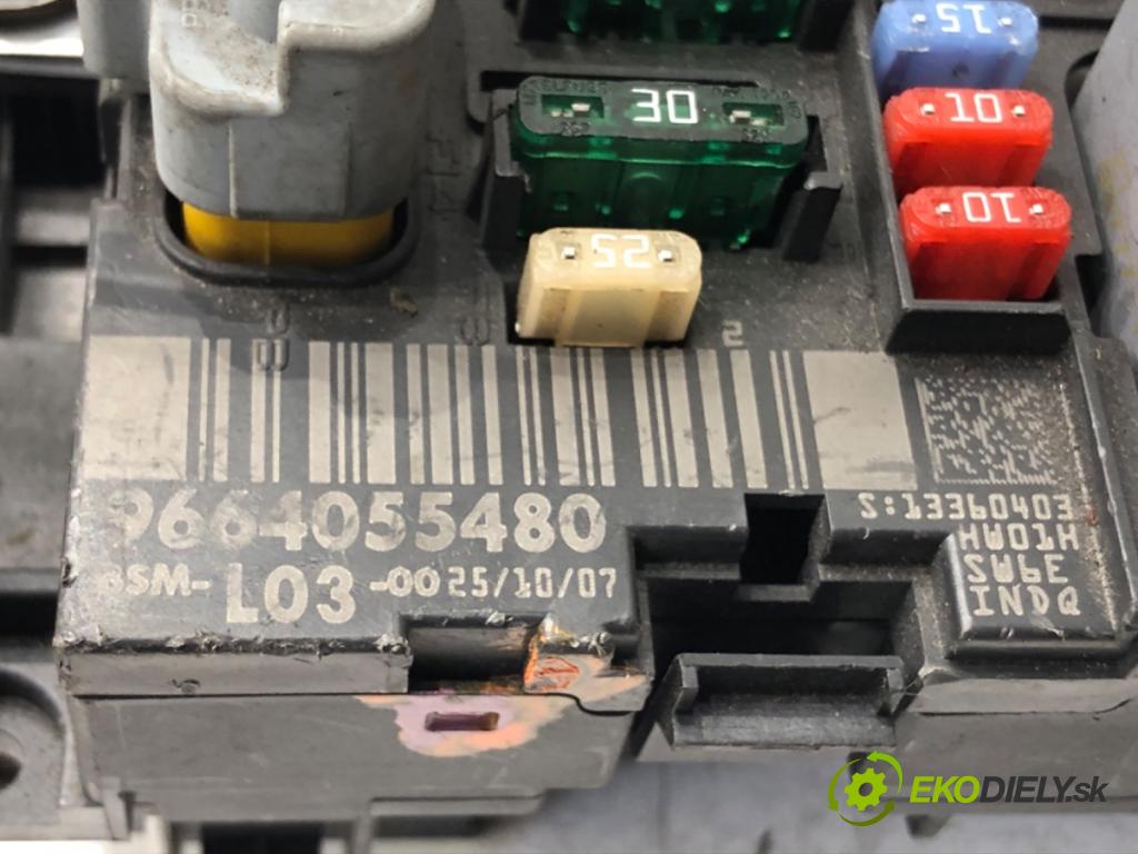 CITROEN C3 I (FC_, FN_) 2002 - 2022    1.4 HDi 50 kW [68 KM] olej napędowy 2002 - 2022  Modul BSM 9664055480 (Ostatné)