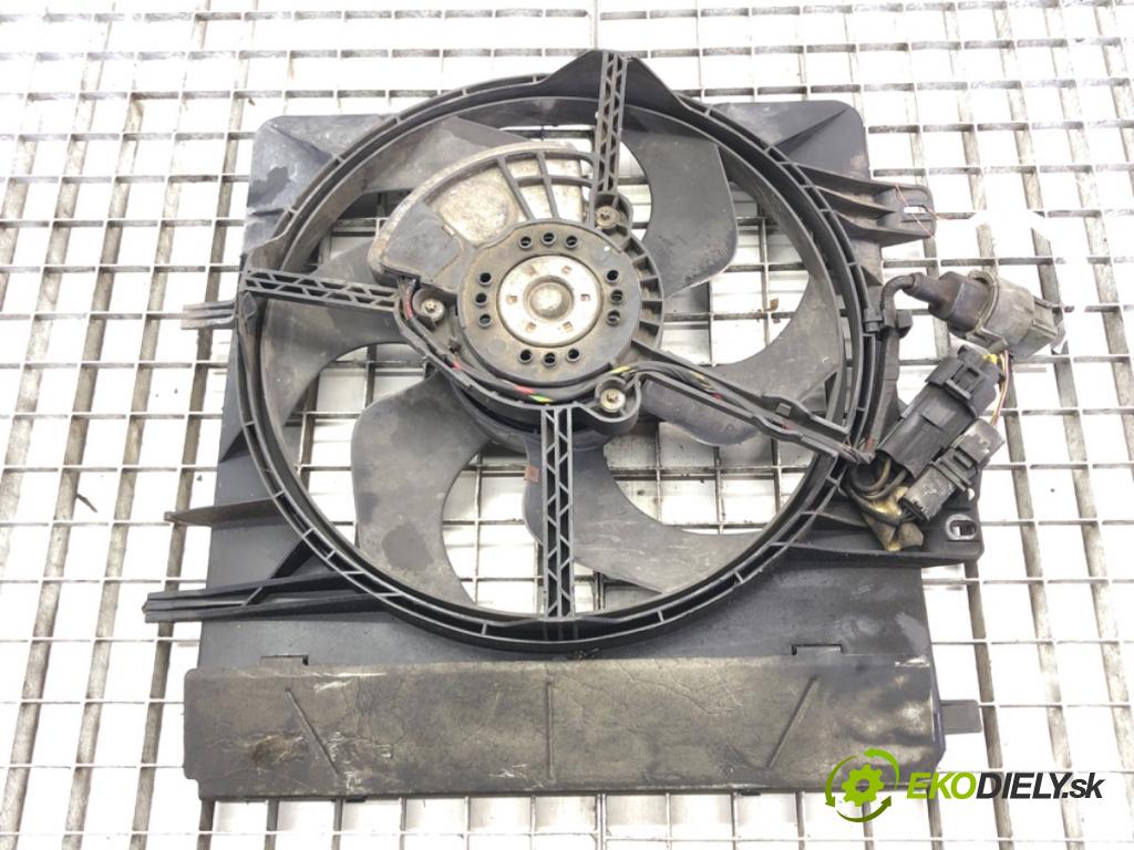 CITROEN C2 (JM_) 2003 - 2017    1.4 HDi 50 kW [68 KM] olej napędowy 2003 - 2009  Ventilátor chladiča 9652396280 (Ventilátory)