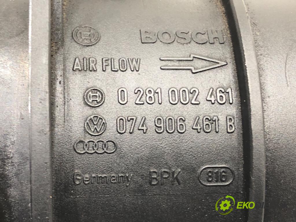 AUDI A4 B6 (8E2) 2000 - 2005    1.9 TDI 74 kW [101 KM] olej napędowy 2001 - 2004  Váha vzduchu 0281002461 (Váhy vzduchu)