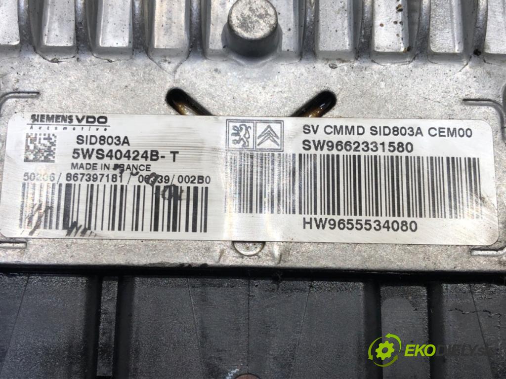 CITROEN C5 II Break (RE_) 2004 - 2022    2.0 HDi (RERHRH) 100 kW [136 KM] olej napędowy 2004 - 2022  riadiaca jednotka Motor 5WS40424B-T (Riadiace jednotky)