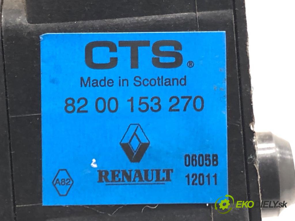 RENAULT MEGANE II (BM0/1_, CM0/1_) 2001 - 2012    1.9 dCi (BM0G, CM0G) 88 kW [120 KM] olej napędowy 2002 - 2008  Potenciometer plynu 8200153270 (Pedále)