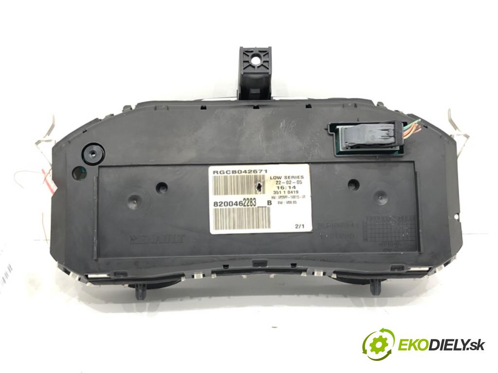 RENAULT MEGANE II (BM0/1_, CM0/1_) 2001 - 2012    1.9 dCi (BM0G, CM0G) 88 kW [120 KM] olej napędowy 2002 - 2008  Prístrojovka 8200462283B (Prístrojové dosky, displeje)