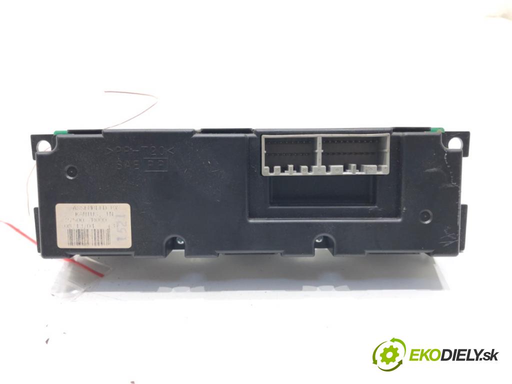 NISSAN ALTIMA (L31) 2001 - 2007    2.5 130 kW [177 KM] benzyna 2001 - 2006  Panel ovládania kúrenia 27500-ZB000 (Prepínače, spínače, tlačidlá a ovládače kúrenia)
