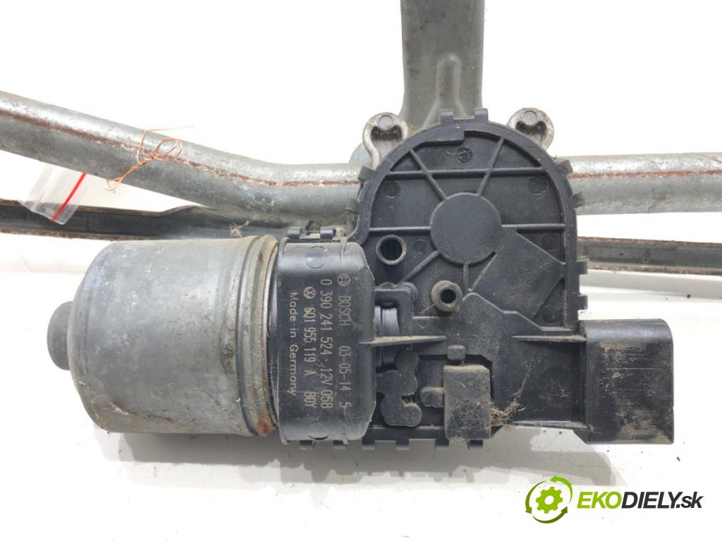 SKODA FABIA I Combi (6Y5) 2000 - 2007    1.4 16V 74 kW [100 KM] benzyna 2000 - 2007  Mechanizmus stieračov predný 6Q1955119A (Motorčeky stieračov predné)