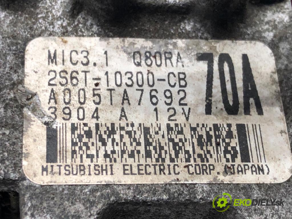 MAZDA 2 (DY) 2003 - 2007    1.2 (DY3W) 55 kW [75 KM] benzyna 2003 - 2007  Alternátor 2S6T-10300-CB (Alternátory)