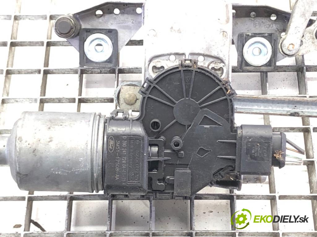 FORD FOCUS C-MAX (DM2) 2003 - 2007    1.6 TDCi 80 kW [109 KM] olej napędowy 2003 - 2007  Mechanizmus stieračov predný 3M51-17504-AG (Motorčeky stieračov predné)