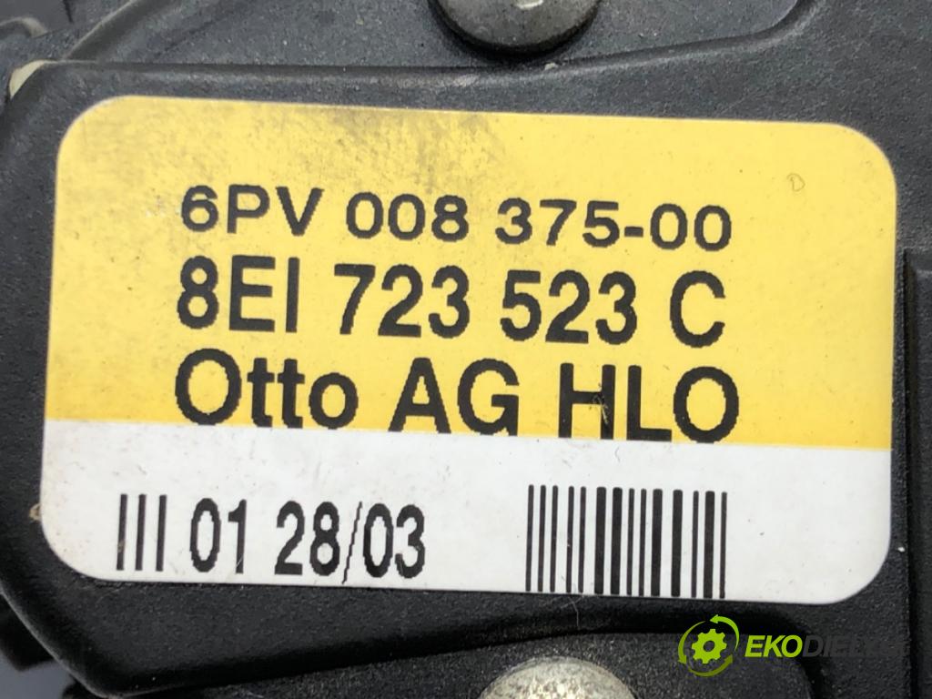 AUDI A4 B6 Avant (8E5) 2000 - 2005    3.0 quattro 162 kW [220 KM] benzyna 2001 - 2004  Potenciometer plynu 8E1723523C (Pedále)