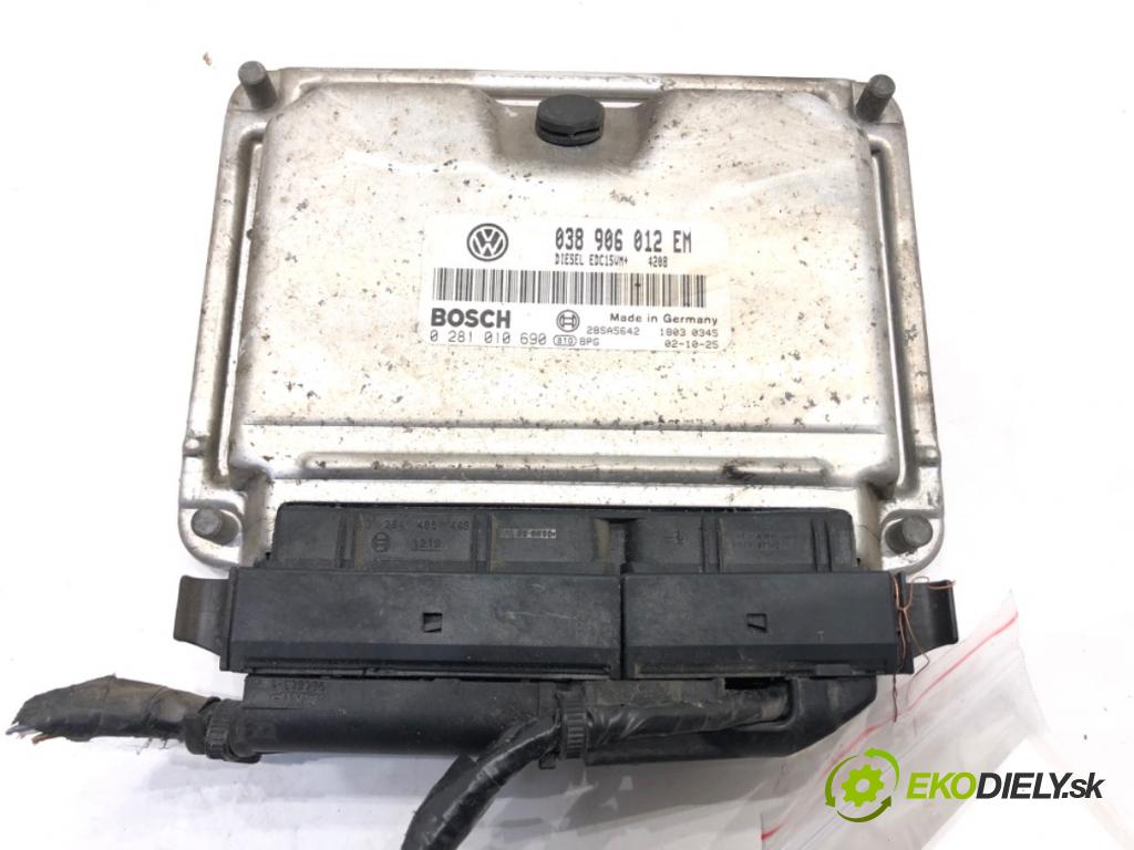 SEAT IBIZA III (6L1) 2002 - 2009    1.9 SDI 47 kW [64 KM] olej napędowy 2002 - 2005  riadiaca jednotka Motor 038906012EM (Riadiace jednotky)